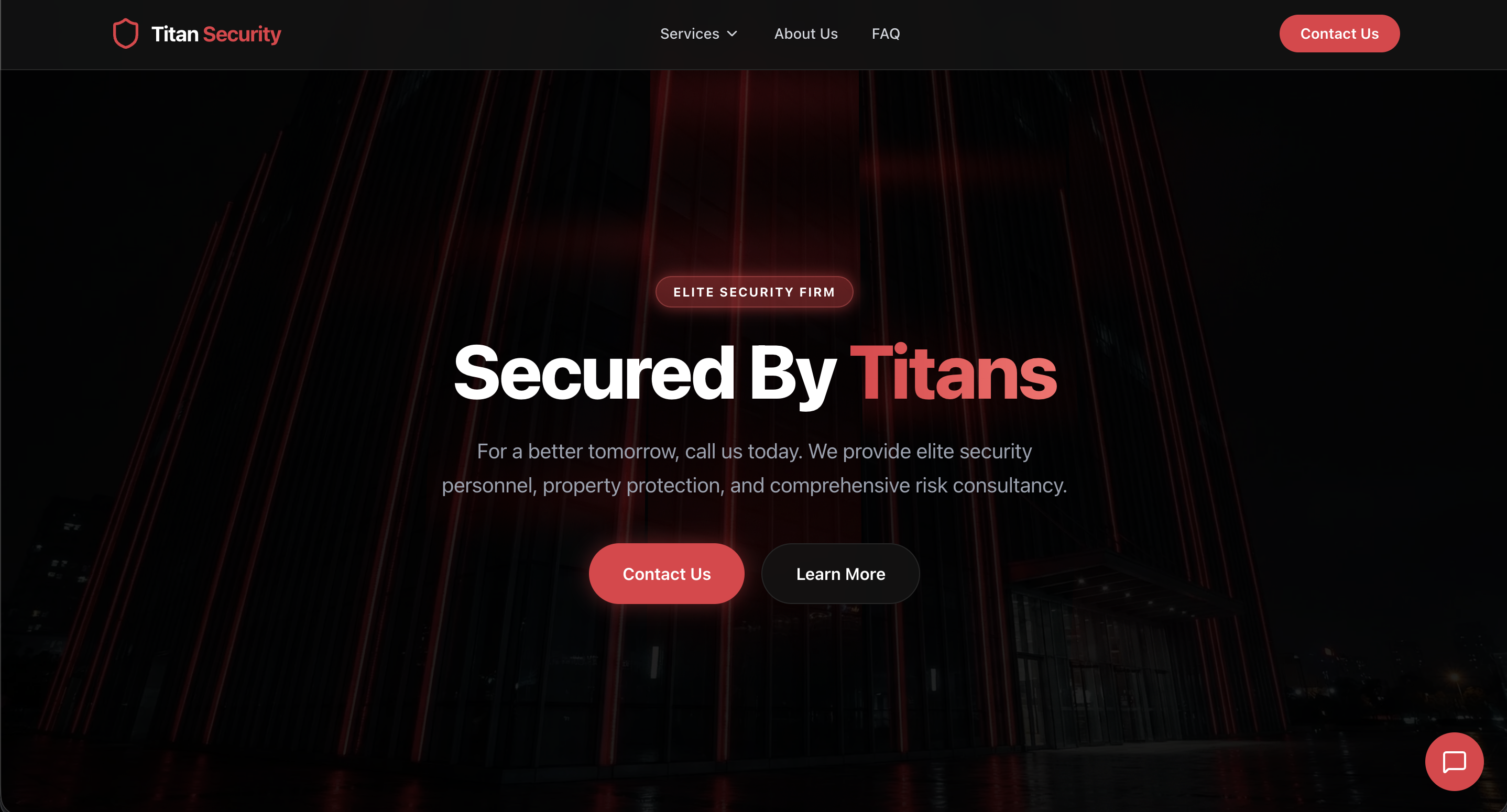 Secured By Titans Dashboard